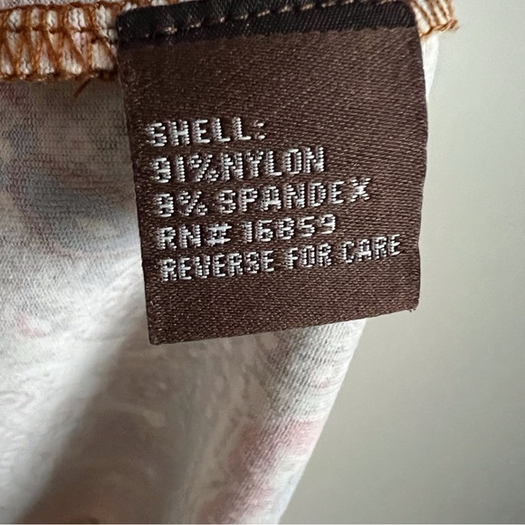 J McLaughlin Catalina Dress Sophia Scarf Print Orange Brown Classy Women’s Small - Picture 5 of 7